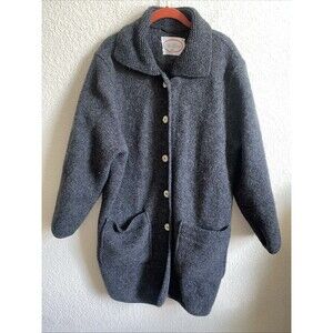 Oliver Grant Wool Alpaca Cardigan Long Knit Sweater 40 Vintage Austria Lagen